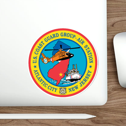 USCGC Group Air Station Atlantic City NJ (U.S. Coast Guard) STICKER Vinyl Die-Cut Decal-The Sticker Space