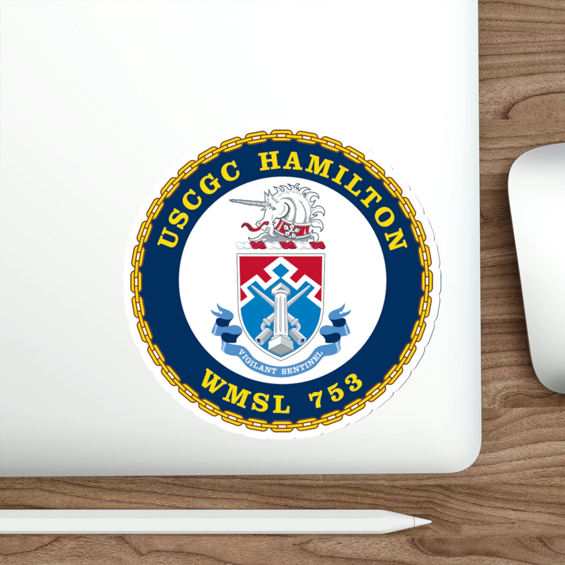 USCGC Hamilton WMSL 753 (U.S. Coast Guard) STICKER Vinyl Die-Cut Decal-The Sticker Space