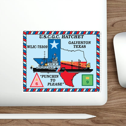 USCGC Hatchet WLIC 75309 (U.S. Coast Guard) STICKER Vinyl Die-Cut Decal-The Sticker Space