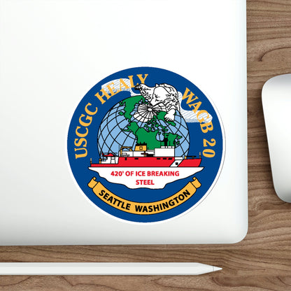 USCGC Healy WAGB 20 Seattle Wash (U.S. Coast Guard) STICKER Vinyl Die-Cut Decal-The Sticker Space