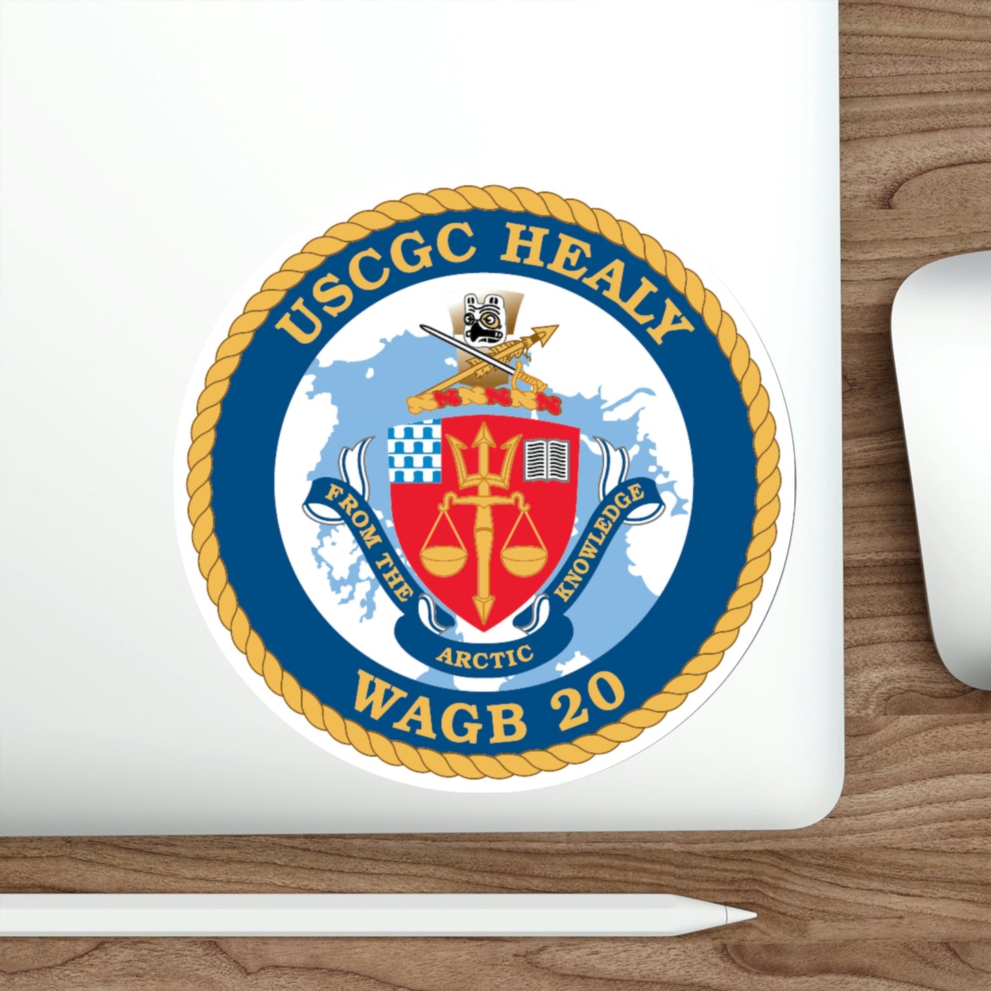 USCGC Healy WAGB 20 (U.S. Coast Guard) STICKER Vinyl Die-Cut Decal-The Sticker Space