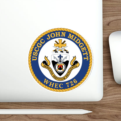 USCGC John Midgett WHEC 726 (U.S. Coast Guard) STICKER Vinyl Die-Cut Decal-The Sticker Space