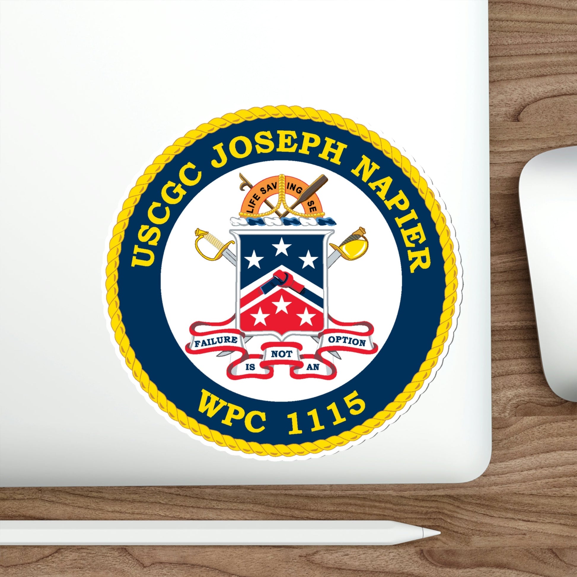 USCGC Joseph Napier WPC 115 (U.S. Coast Guard) STICKER Vinyl Die-Cut Decal-The Sticker Space