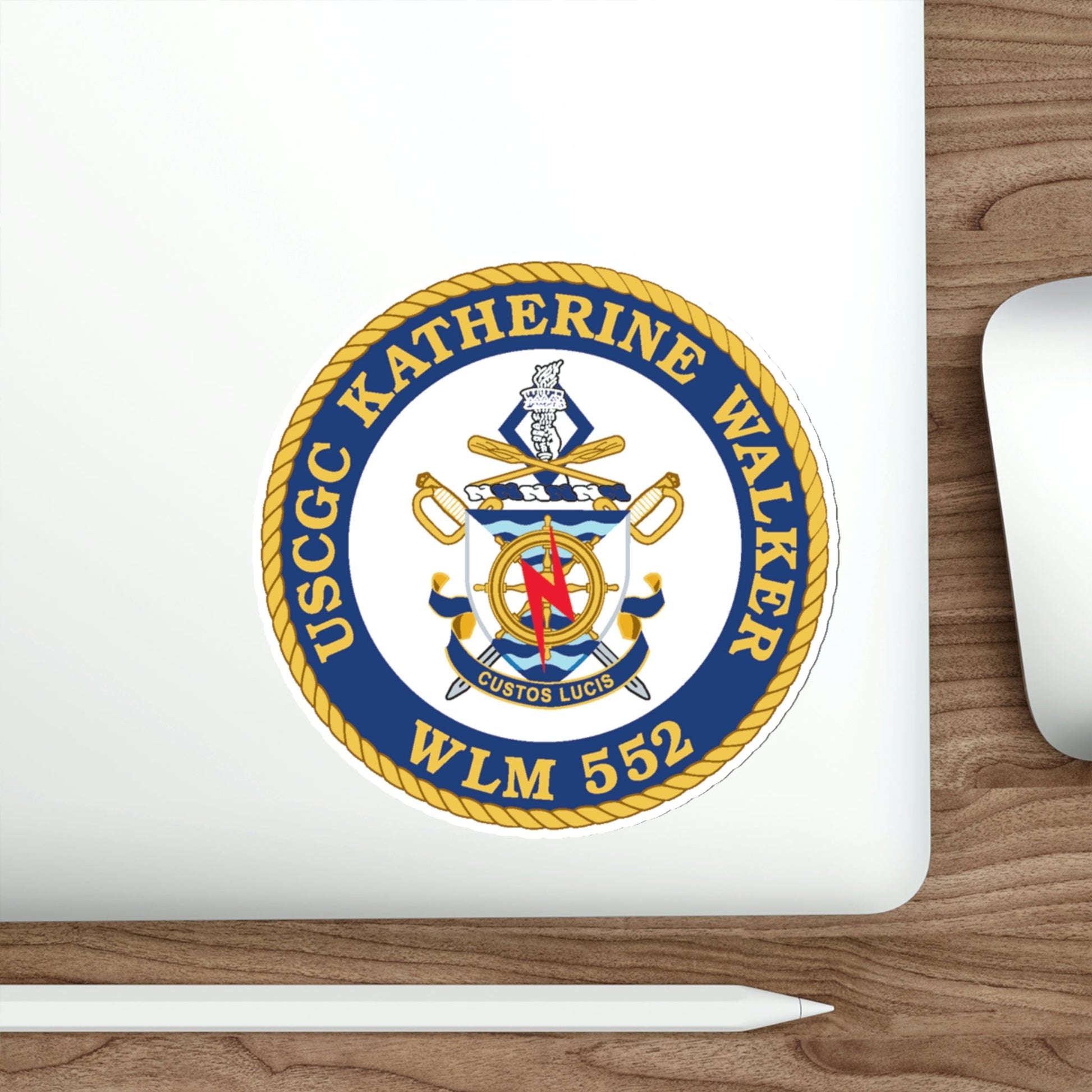 USCGC Kathrine Walker WLM 552 (U.S. Coast Guard) STICKER Vinyl Die-Cut Decal-The Sticker Space