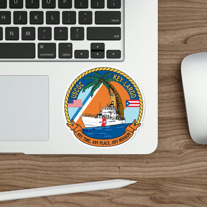 USCGC Key Largo WPB 1324 1 (U.S. Coast Guard) STICKER Vinyl Die-Cut Decal-The Sticker Space