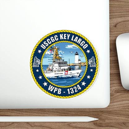 USCGC Key Largo WPB 1324 (U.S. Coast Guard) STICKER Vinyl Die-Cut Decal-The Sticker Space