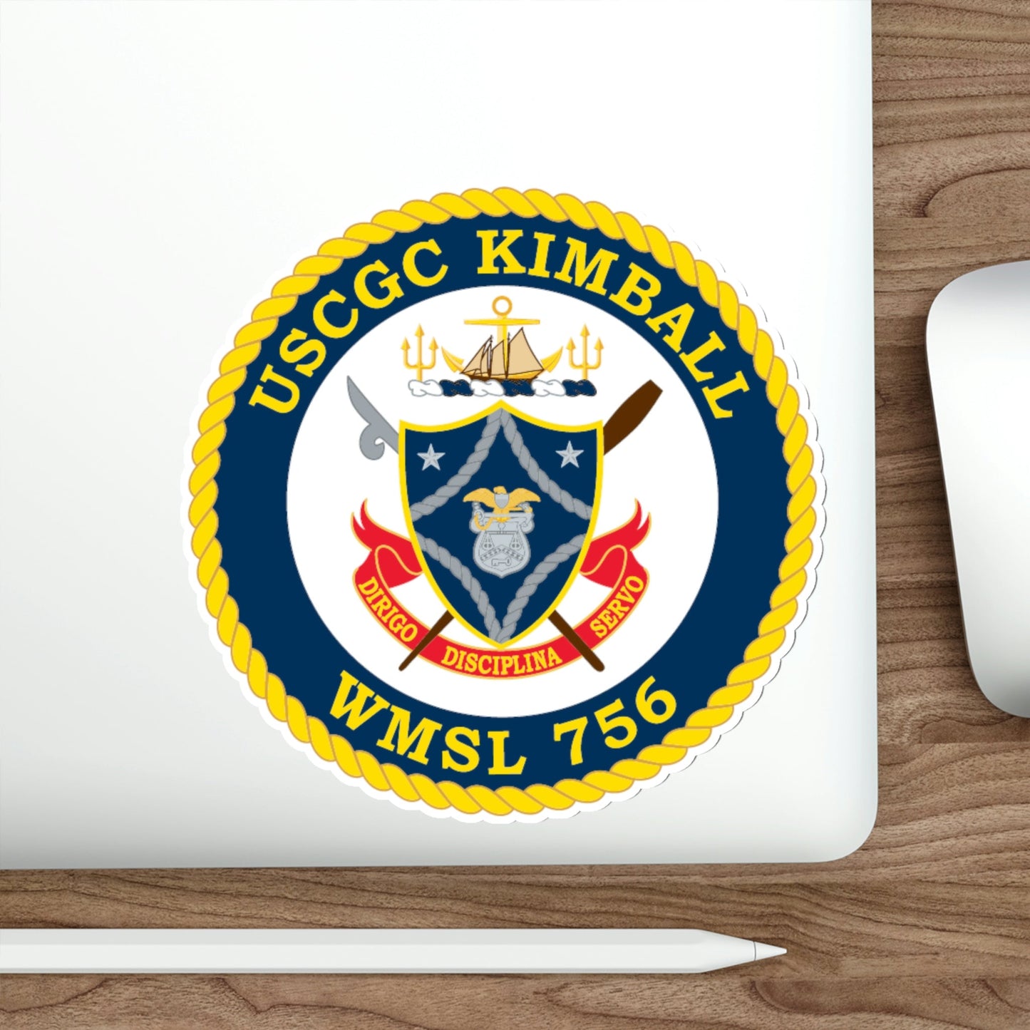 USCGC Kimball WMSL 756 (U.S. Coast Guard) STICKER Vinyl Die-Cut Decal-The Sticker Space