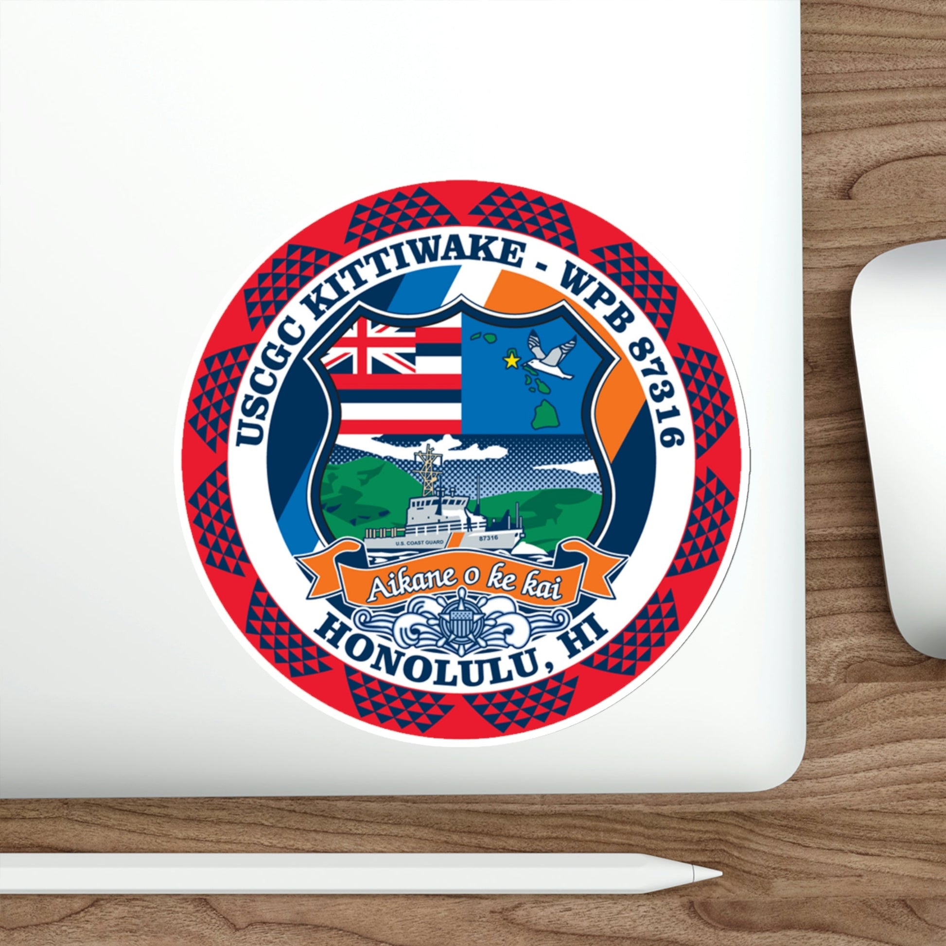 USCGC Kittiwake WPB 87316 (U.S. Coast Guard) STICKER Vinyl Die-Cut Decal-The Sticker Space