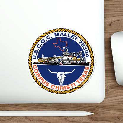 USCGC Mallet 75304 (U.S. Coast Guard) STICKER Vinyl Die-Cut Decal-The Sticker Space