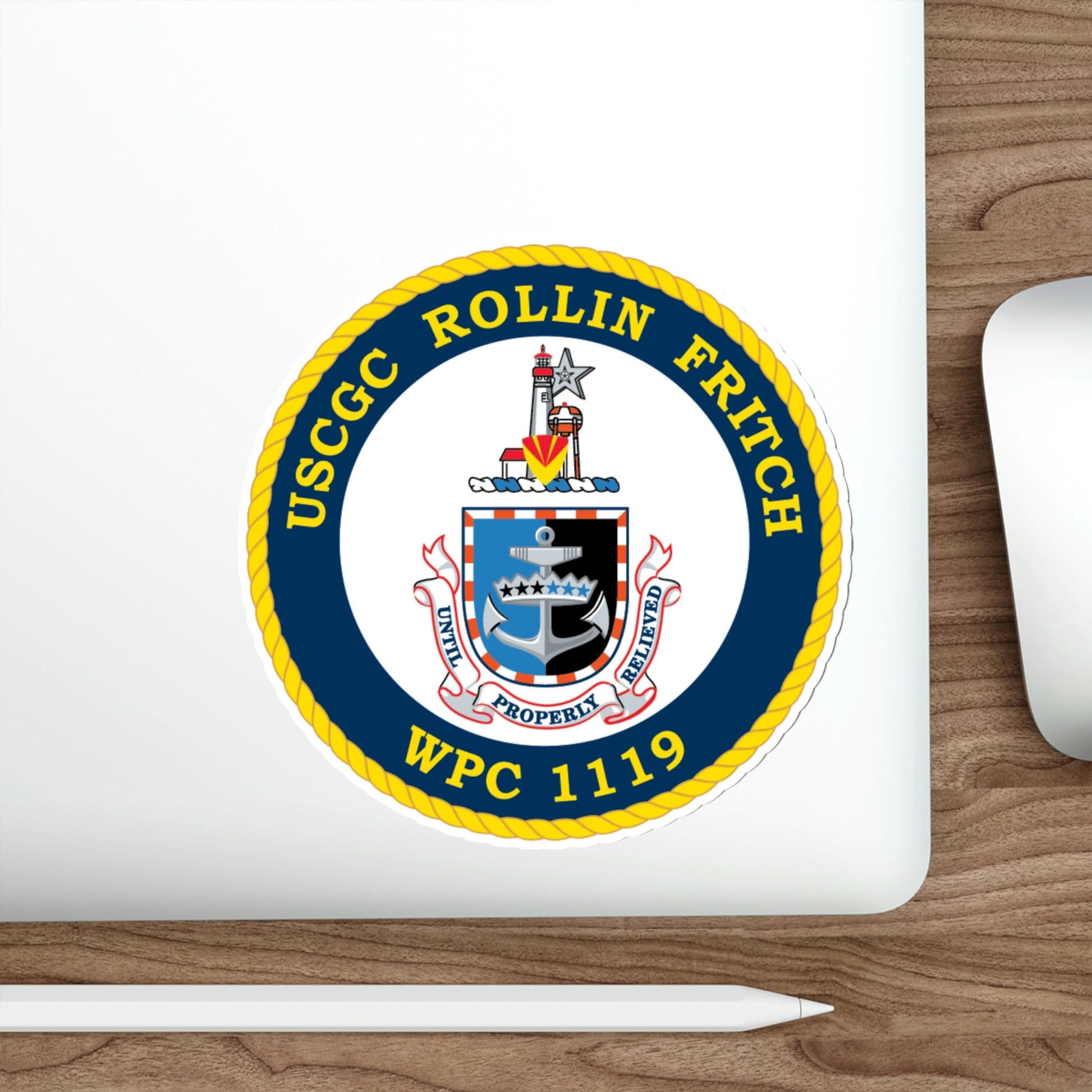 USCGC Rollin Fritch WPC 1119 (U.S. Coast Guard) STICKER Vinyl Die-Cut Decal-The Sticker Space