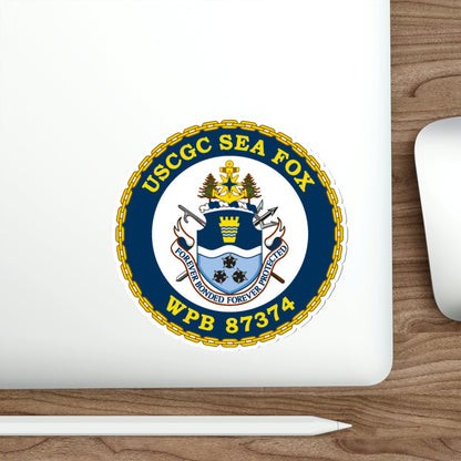 USCGC Sea Fox WPB 87374 v2 (U.S. Coast Guard) STICKER Vinyl Die-Cut Decal-The Sticker Space