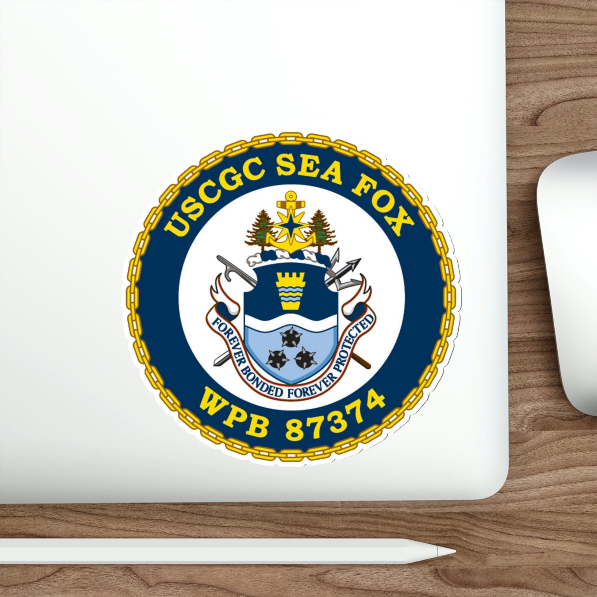 USCGC Sea Fox WPB 87374 v2 (U.S. Coast Guard) STICKER Vinyl Die-Cut Decal-The Sticker Space