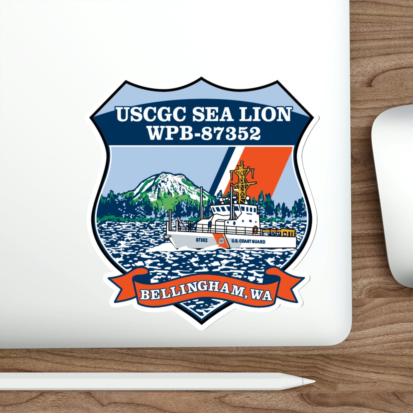 USCGC Sea Lions WPB 87352 (U.S. Coast Guard) STICKER Vinyl Die-Cut Decal-The Sticker Space