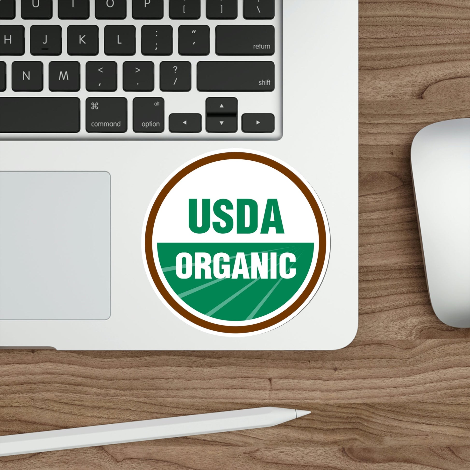 USDA Organic STICKER Vinyl Die-Cut Decal-The Sticker Space