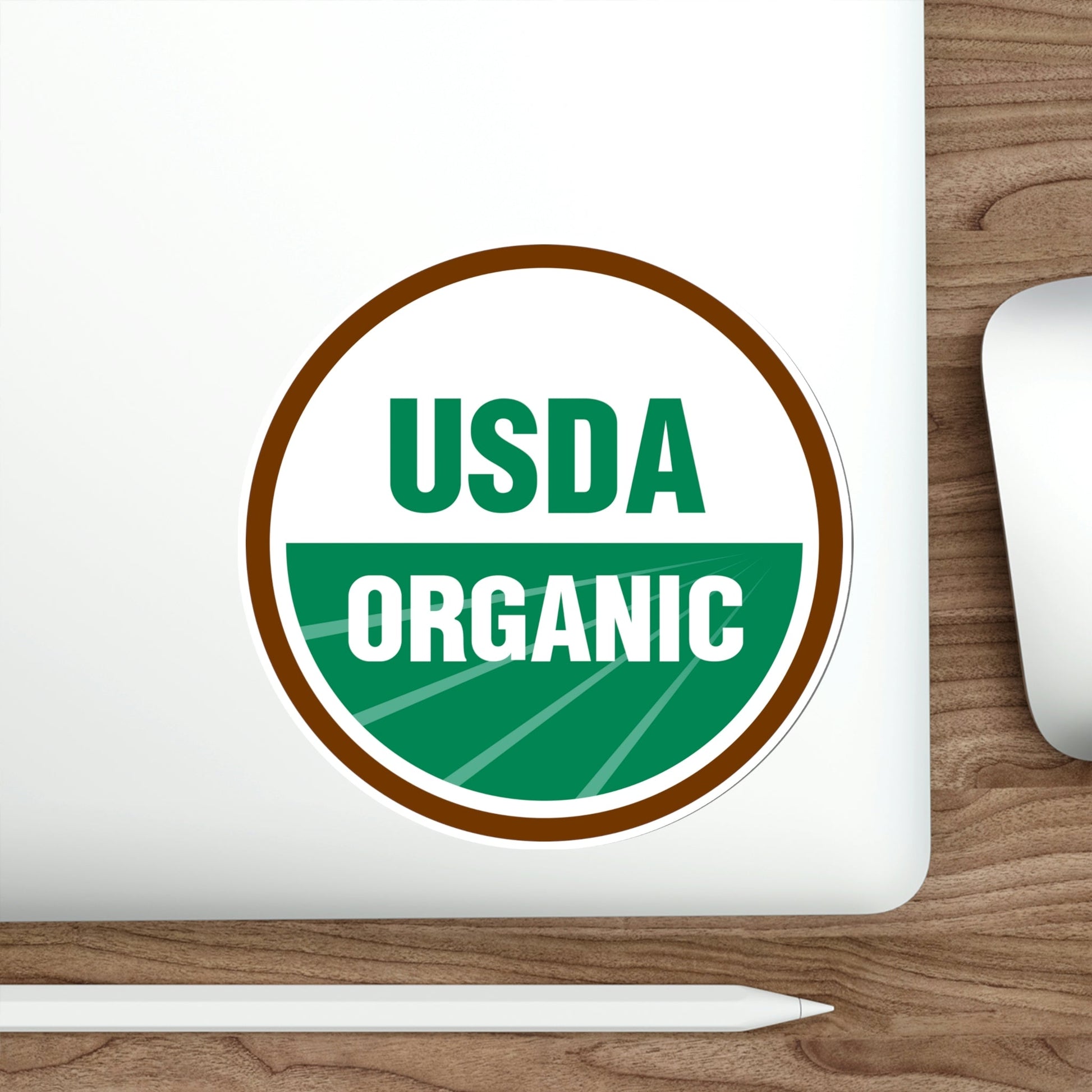 USDA Organic STICKER Vinyl Die-Cut Decal-The Sticker Space