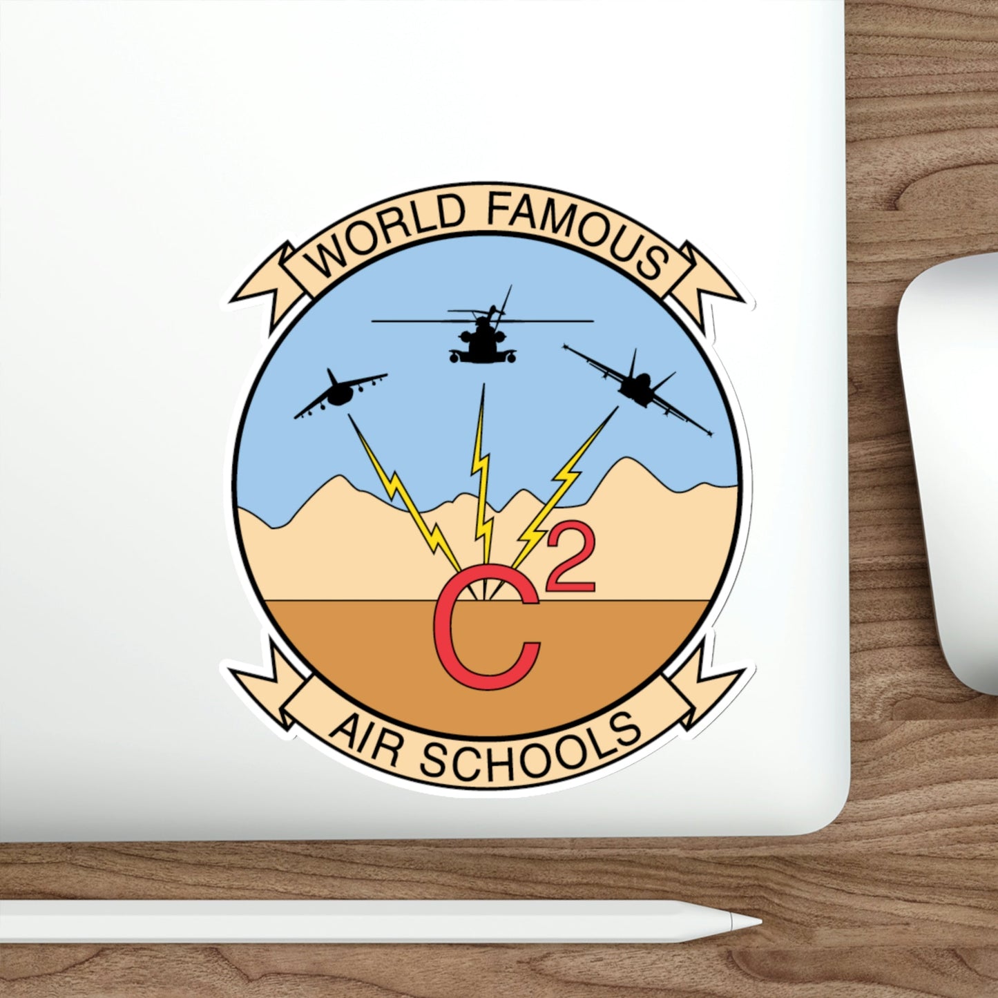 USMC Air Schools (USMC) STICKER Vinyl Die-Cut Decal-The Sticker Space