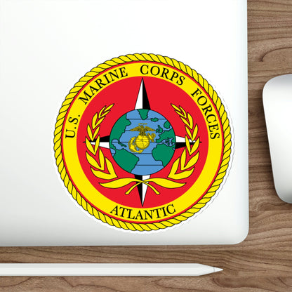 USMC Forces Atlantic (USMC) STICKER Vinyl Die-Cut Decal-The Sticker Space