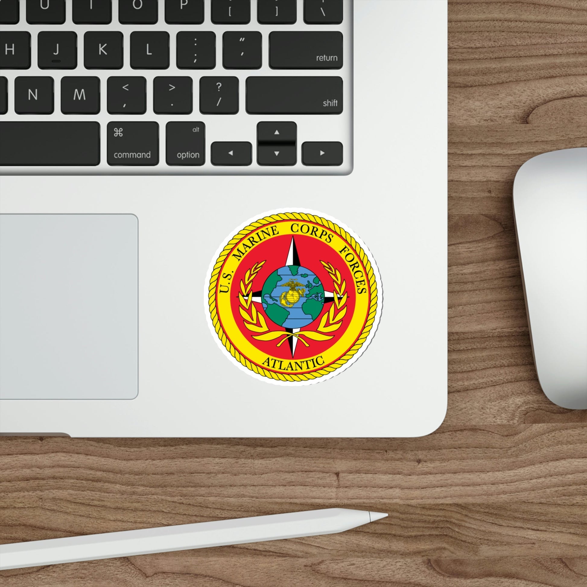 USMC Forces Atlantic (USMC) STICKER Vinyl Die-Cut Decal-The Sticker Space