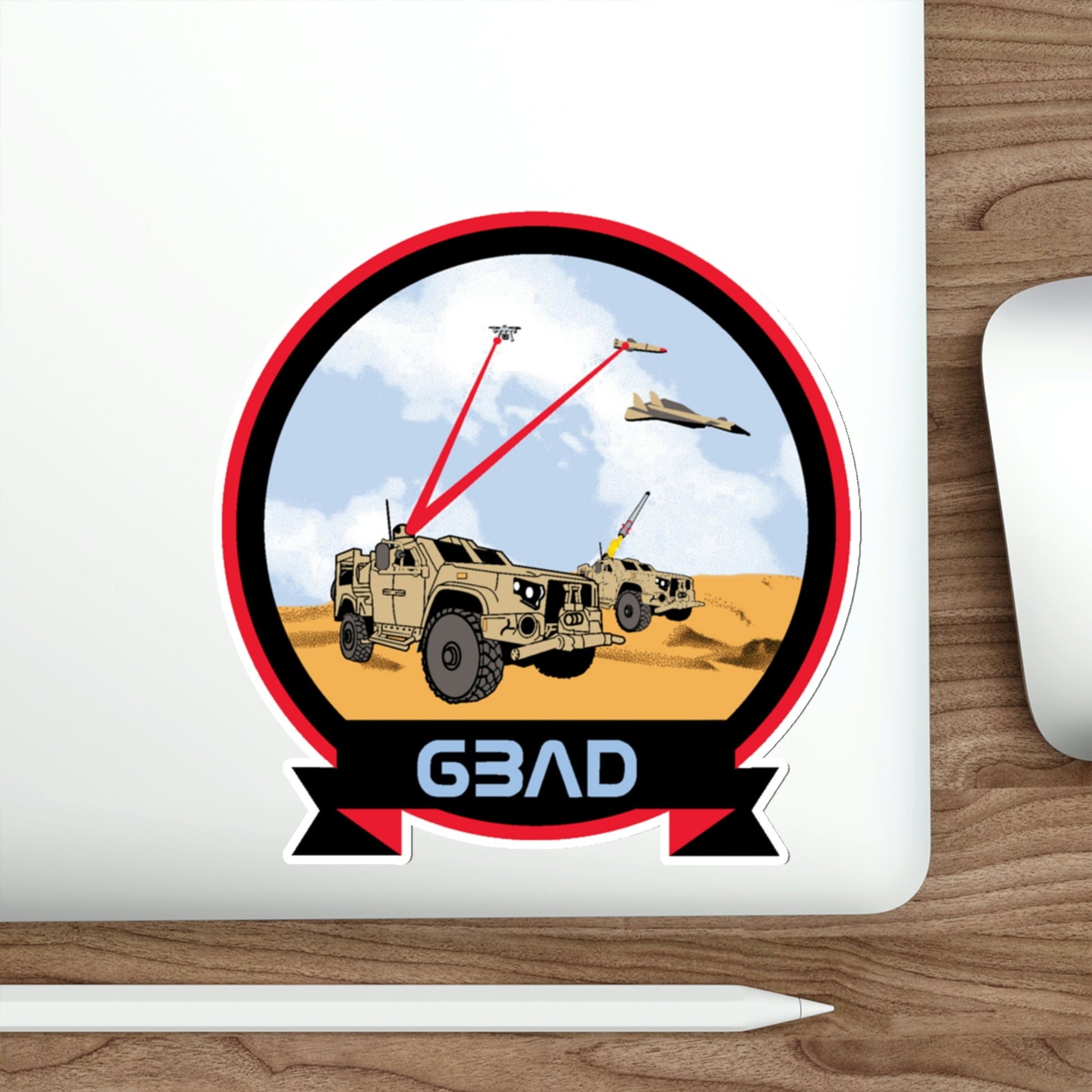 USMC Ground Based Air Defense (USMC) STICKER Vinyl Die-Cut Decal-The Sticker Space