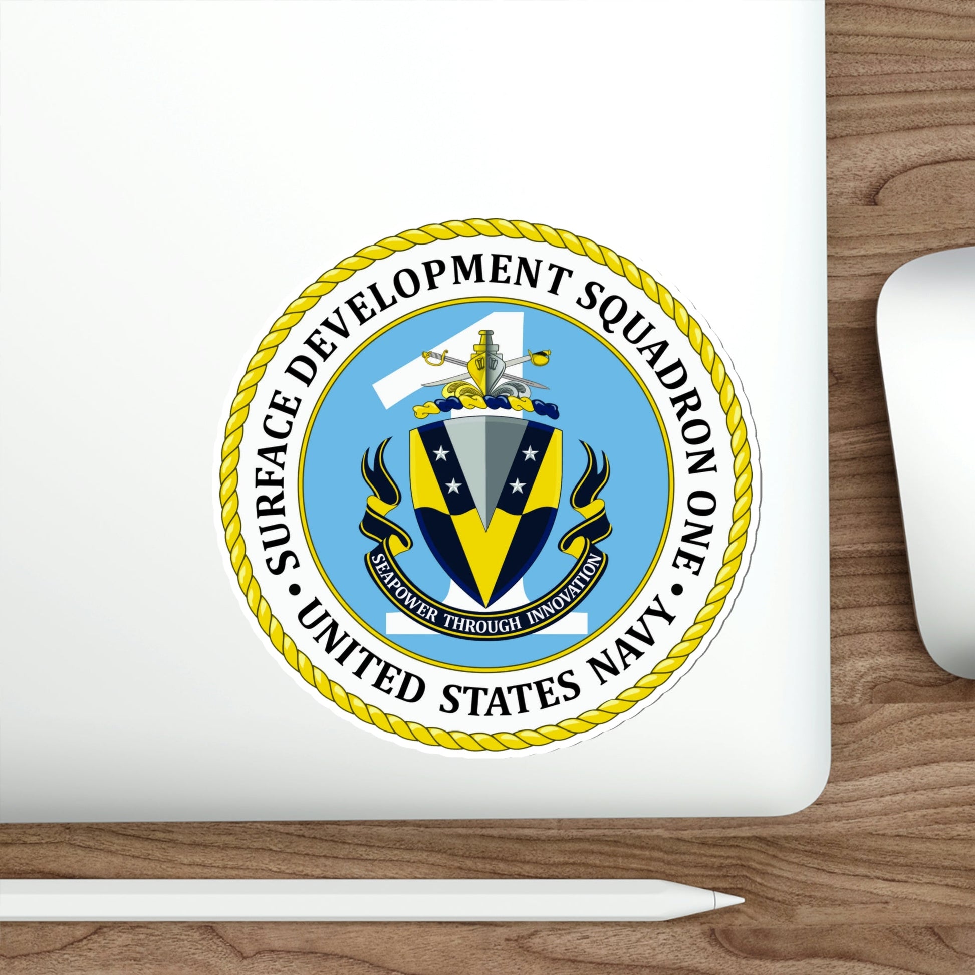 USN Surface Development Squadron One (U.S. Navy) STICKER Vinyl Die-Cut Decal-The Sticker Space