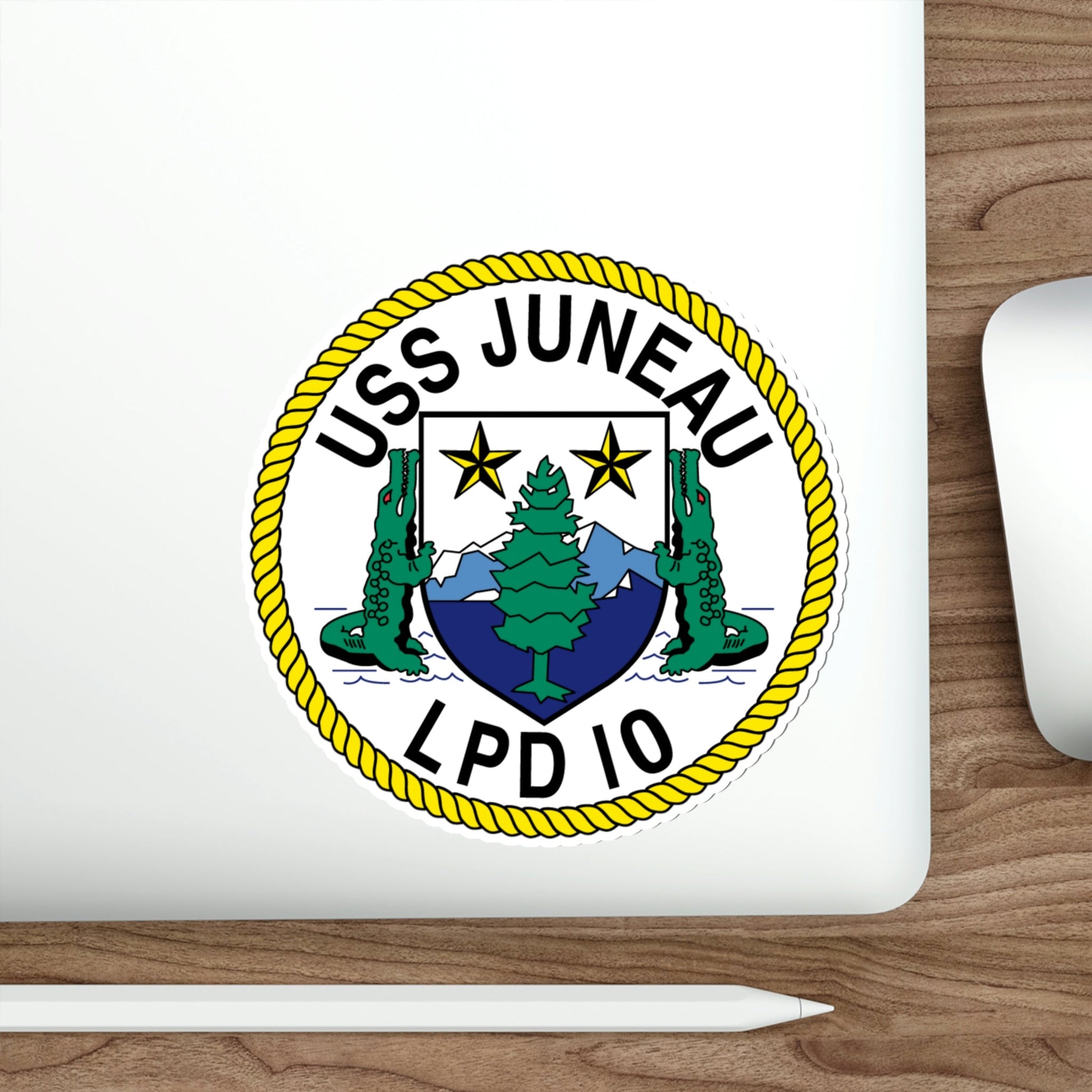 USS Juneau LPD 10 (U.S. Navy) STICKER Vinyl Die-Cut Decal-The Sticker Space