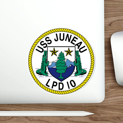 USS Juneau LPD 10 (U.S. Navy) STICKER Vinyl Die-Cut Decal-The Sticker Space