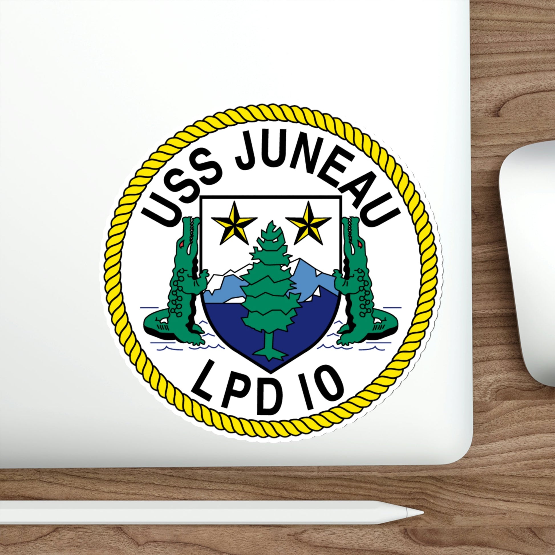 USS Juneau LPD 10 (U.S. Navy) STICKER Vinyl Die-Cut Decal-The Sticker Space