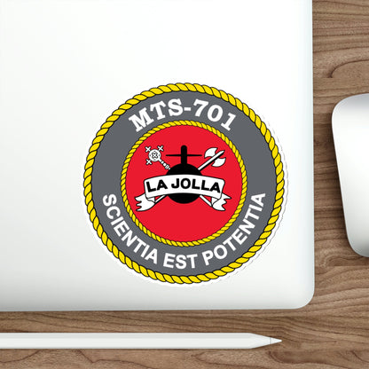 USS LA Jollo MTS 701 (U.S. Navy) STICKER Vinyl Die-Cut Decal-The Sticker Space