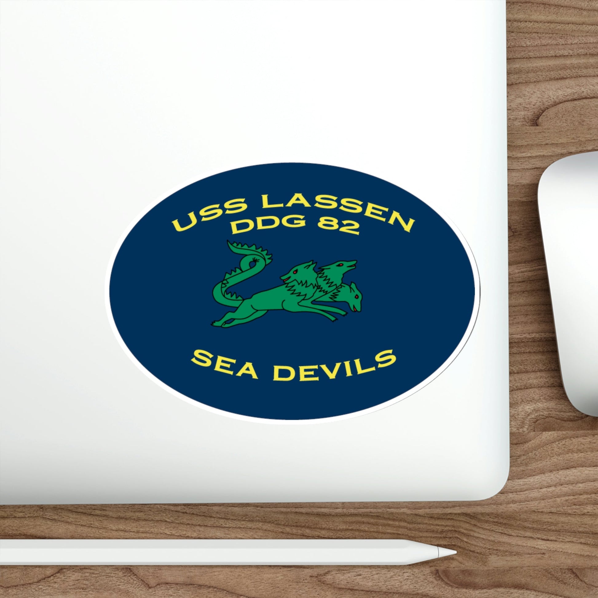 USS Lassen DDG 82 Sea Devils (U.S. Navy) STICKER Vinyl Die-Cut Decal-The Sticker Space