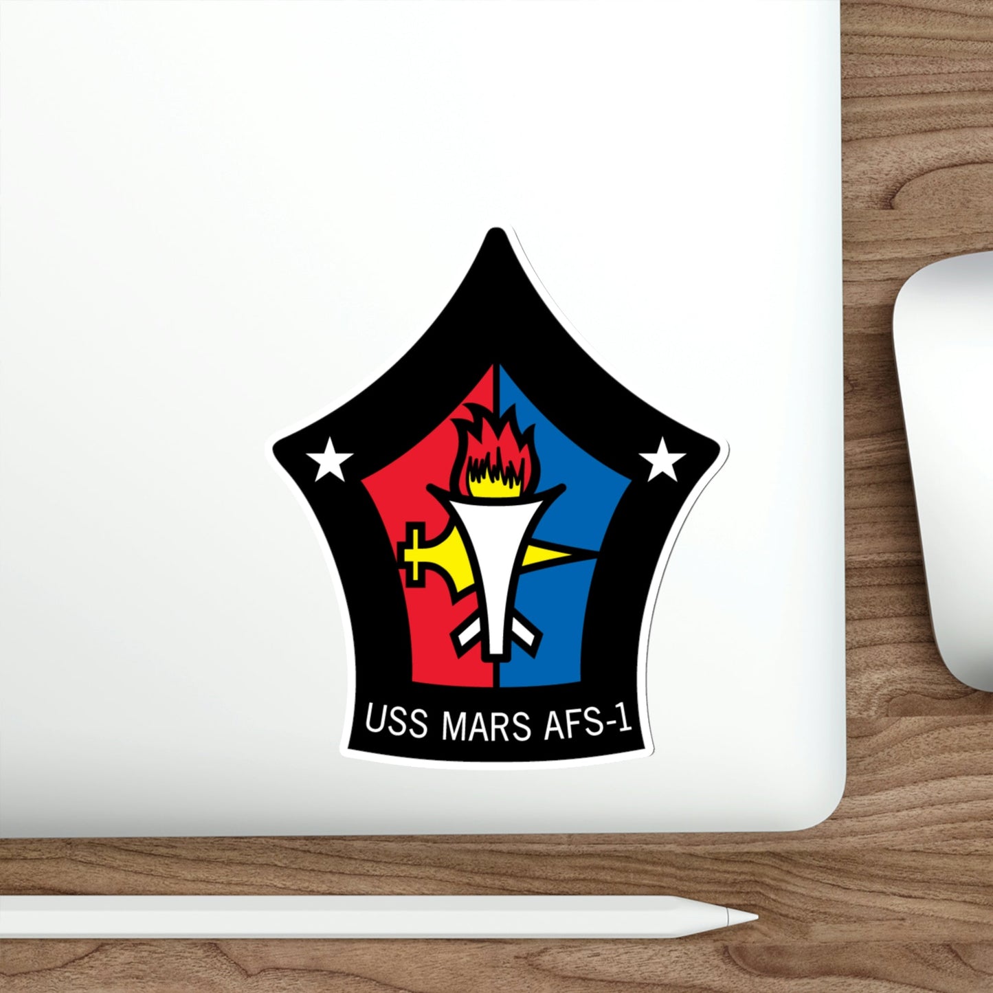 USS Mars AFS 1 (U.S. Navy) STICKER Vinyl Die-Cut Decal-The Sticker Space