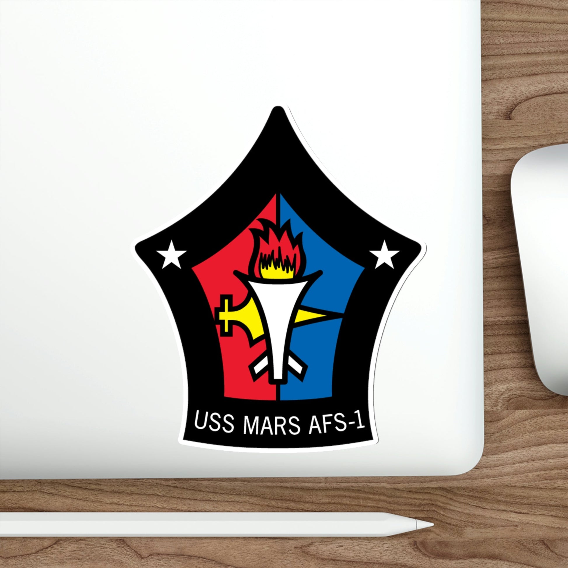 USS Mars AFS 1 (U.S. Navy) STICKER Vinyl Die-Cut Decal-The Sticker Space