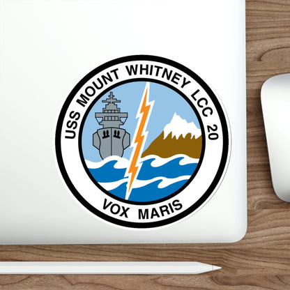 USS Mount Whitney LCC 20 Vox Maris (U.S. Navy) STICKER Vinyl Die-Cut Decal-The Sticker Space