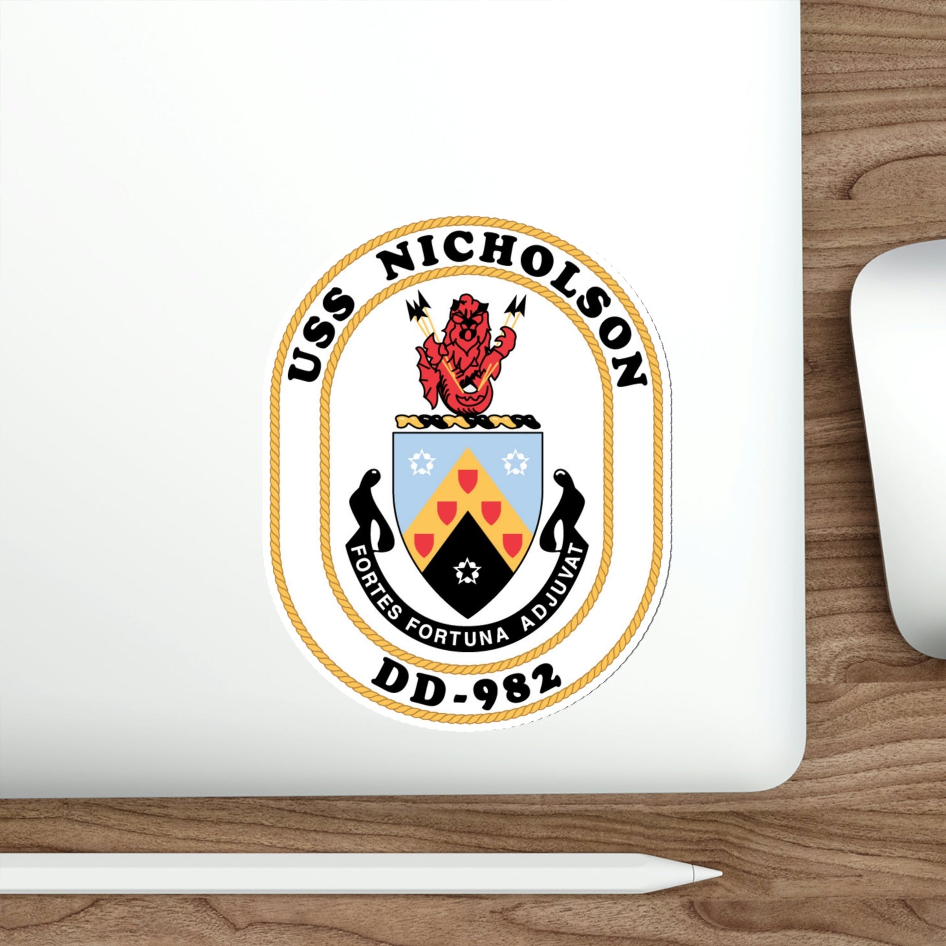 USS Nicholson DD 982 (U.S. Navy) STICKER Vinyl Die-Cut Decal-The Sticker Space