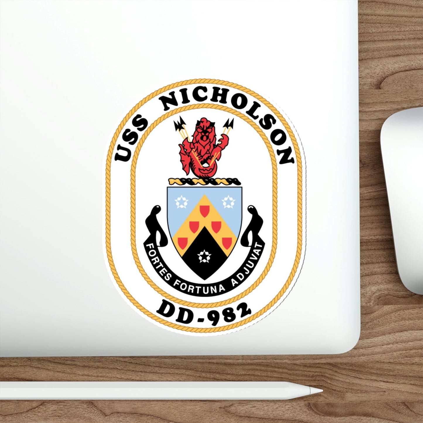 USS Nicholson DD 982 (U.S. Navy) STICKER Vinyl Die-Cut Decal-The Sticker Space