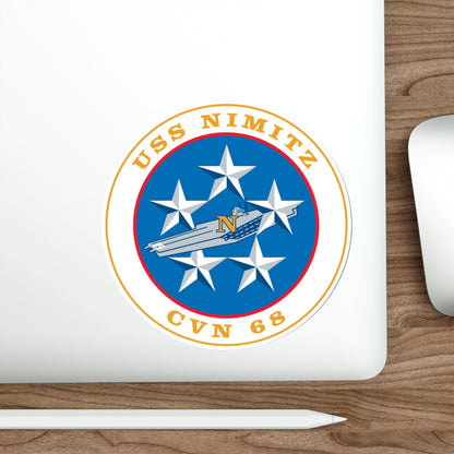 USS Nimitz CVN 68 (U.S. Navy) STICKER Vinyl Die-Cut Decal-The Sticker Space