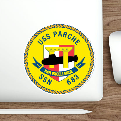 USS PArche SSN 683 (U.S. Navy) STICKER Vinyl Die-Cut Decal-The Sticker Space