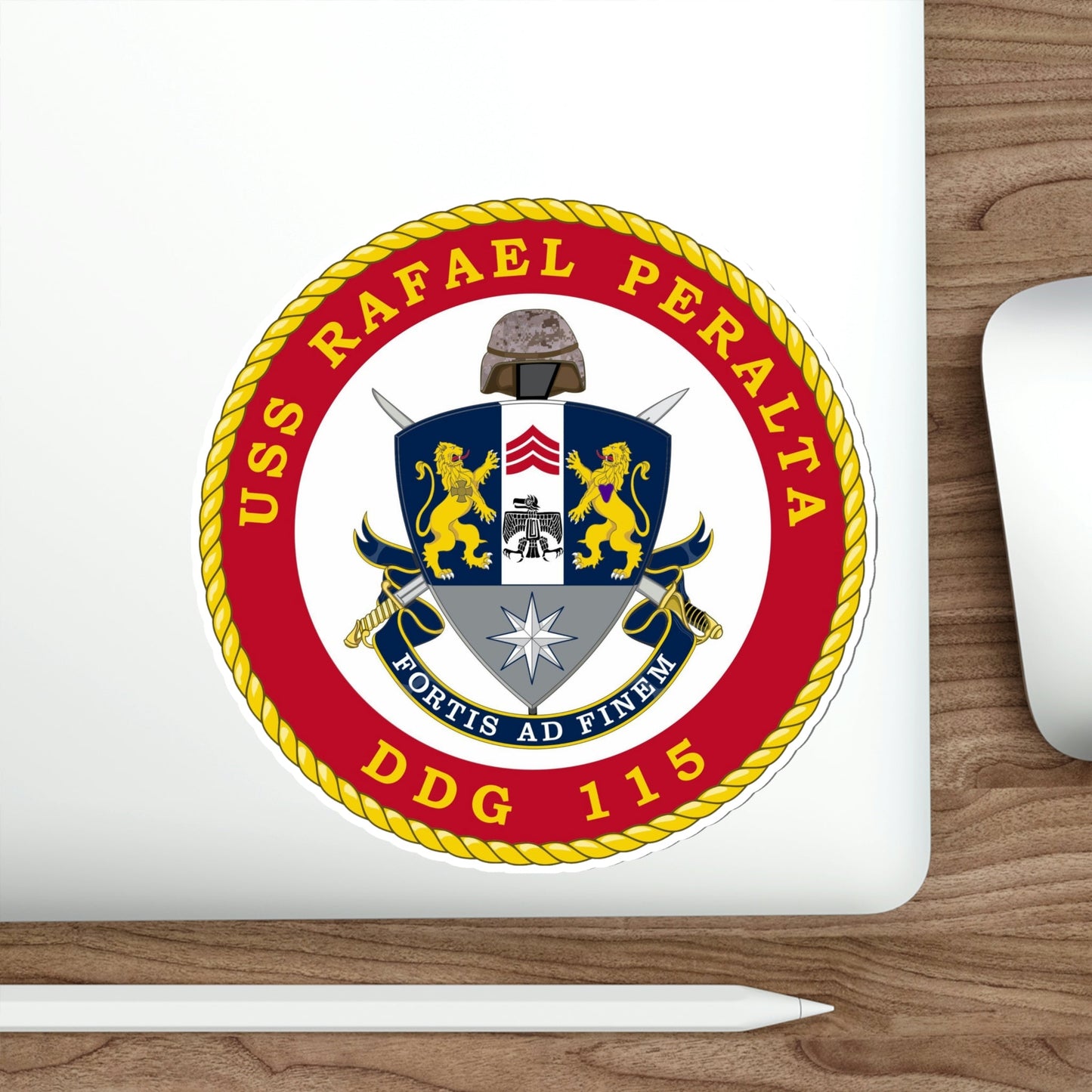 USS Rafael Peralta DDG 115 (U.S. Navy) STICKER Vinyl Die-Cut Decal-The Sticker Space