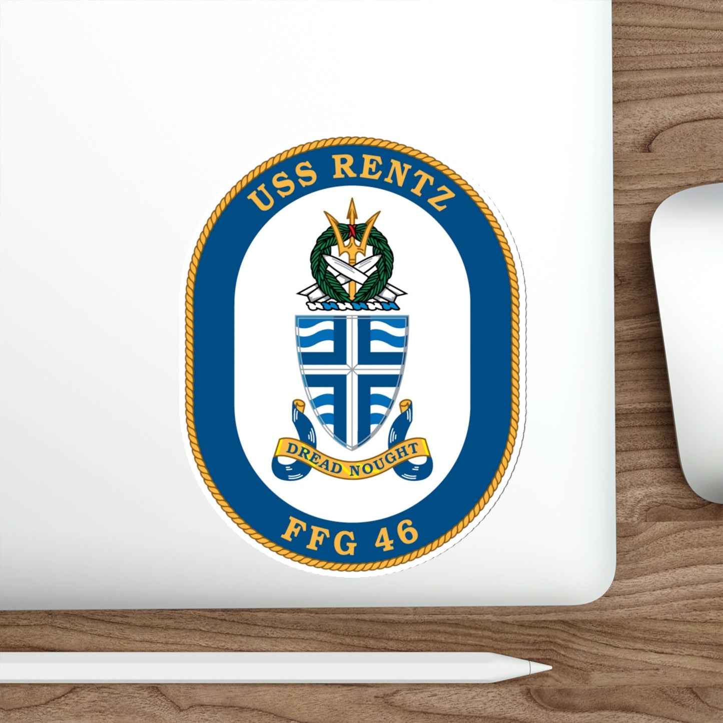 USS Rentz FFG 46 (U.S. Navy) STICKER Vinyl Die-Cut Decal-The Sticker Space