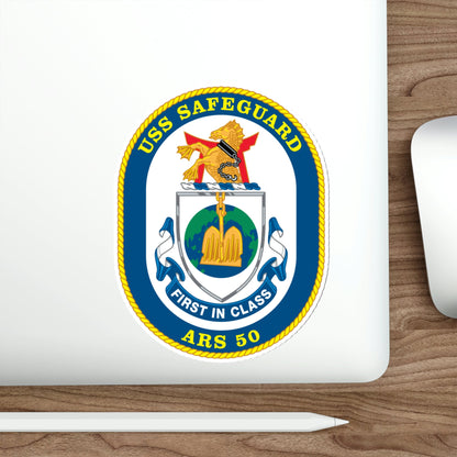 USS Safeguard ARS 50 (U.S. Navy) STICKER Vinyl Die-Cut Decal-The Sticker Space