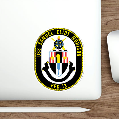 USS Samuel Elliot Morison FFG 13 (U.S. Navy) STICKER Vinyl Die-Cut Decal-The Sticker Space