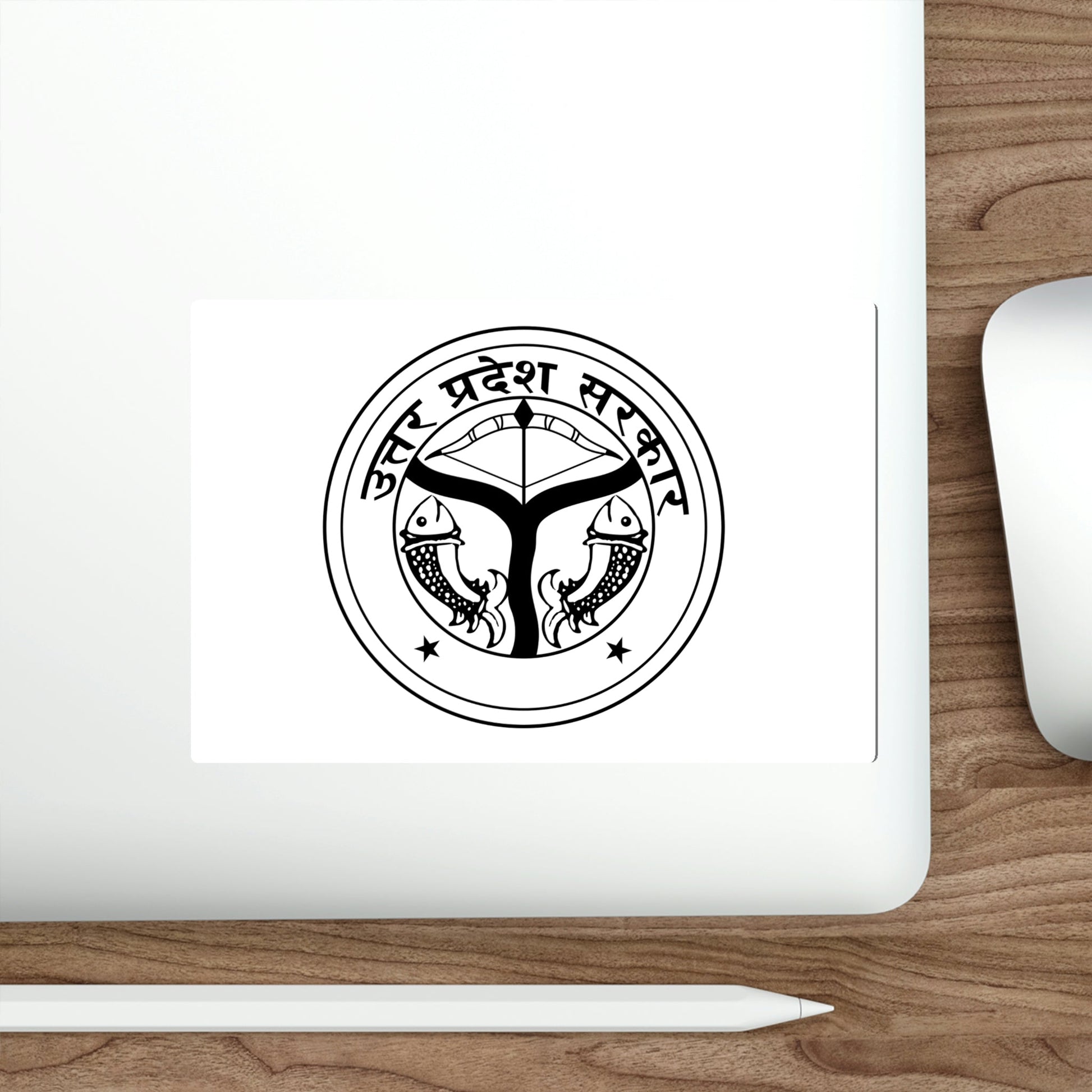 Uttar Pradesh Flag (India) STICKER Vinyl Die-Cut Decal-The Sticker Space