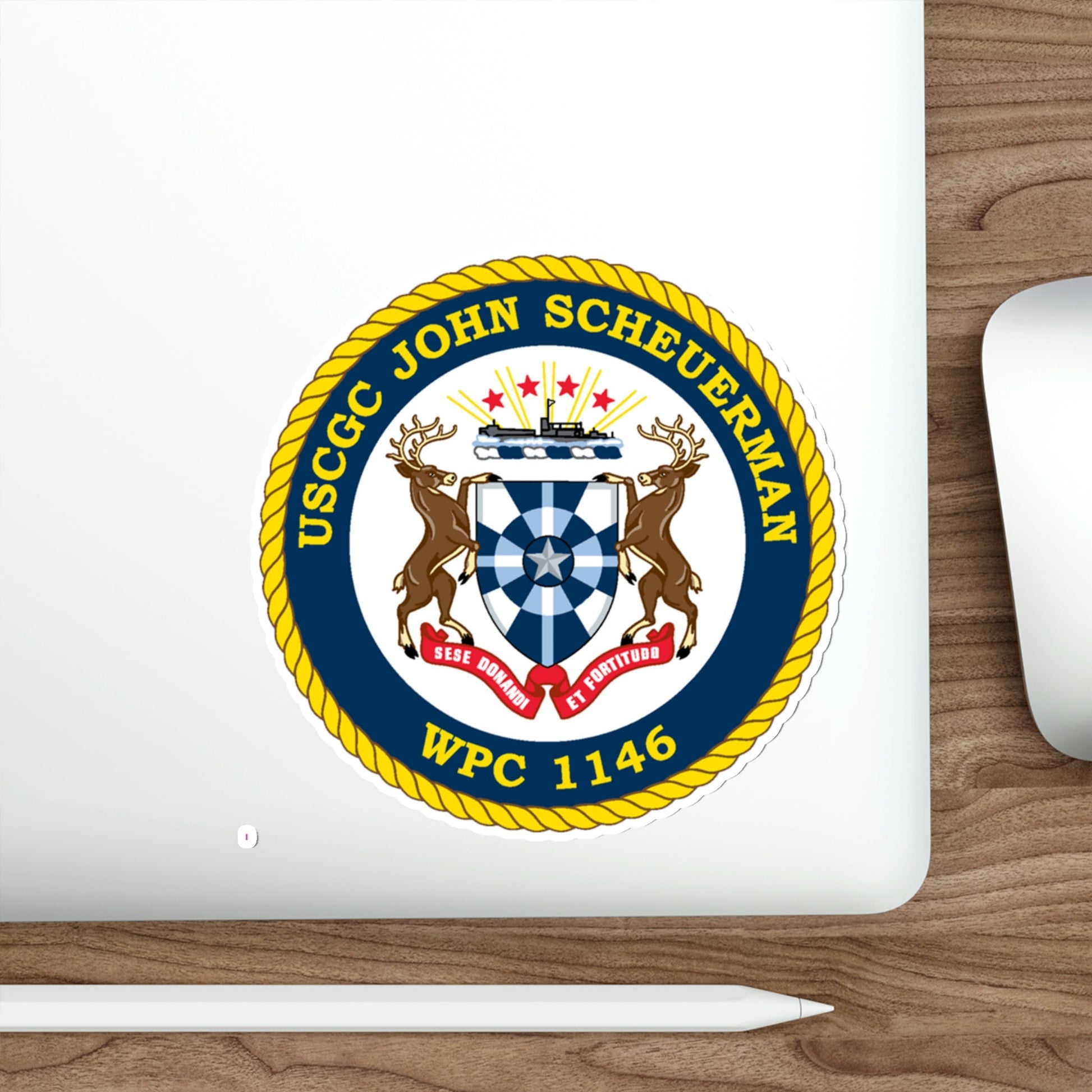 UUSCGC John Scheuerman WPC 1146 (U.S. Coast Guard) STICKER Vinyl Die-Cut Decal-The Sticker Space