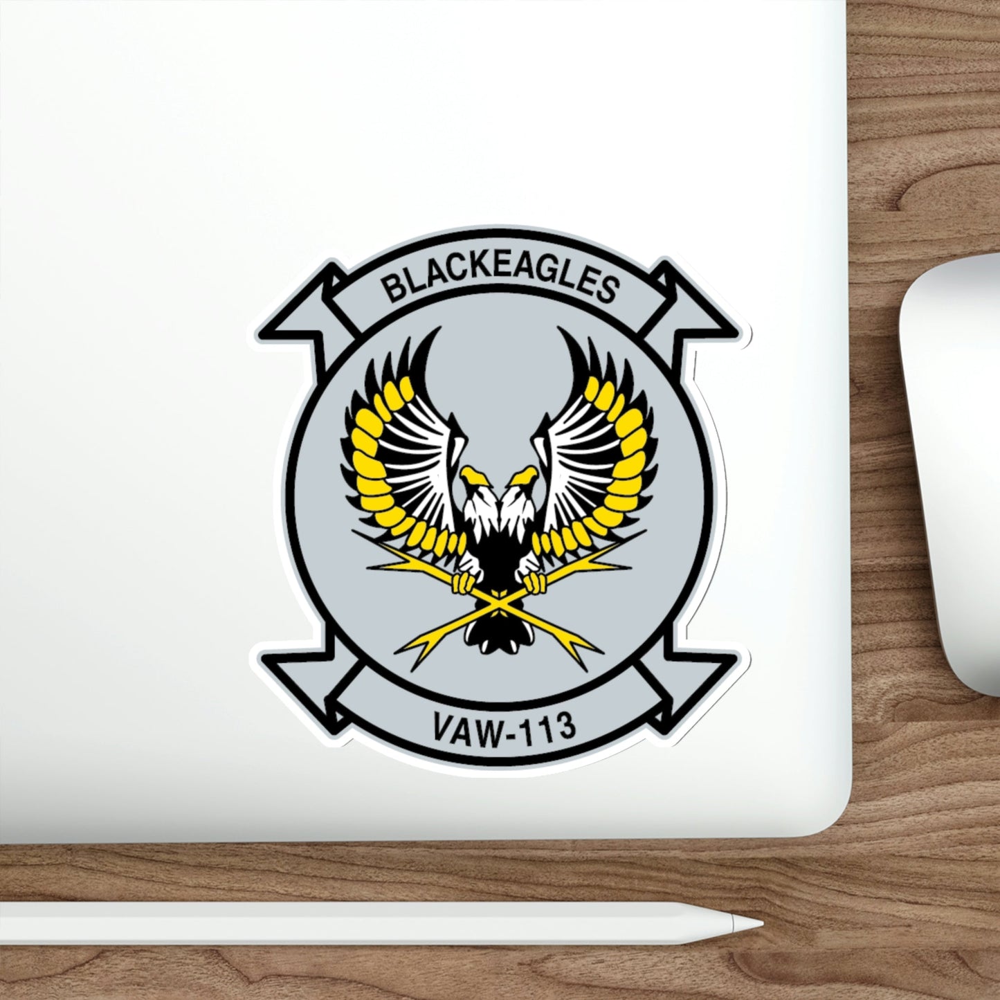 VAW 113 Blackeagles (U.S. Navy) STICKER Vinyl Die-Cut Decal-The Sticker Space