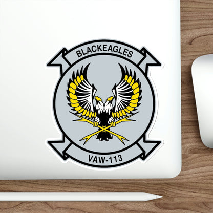 VAW 113 Blackeagles (U.S. Navy) STICKER Vinyl Die-Cut Decal-The Sticker Space