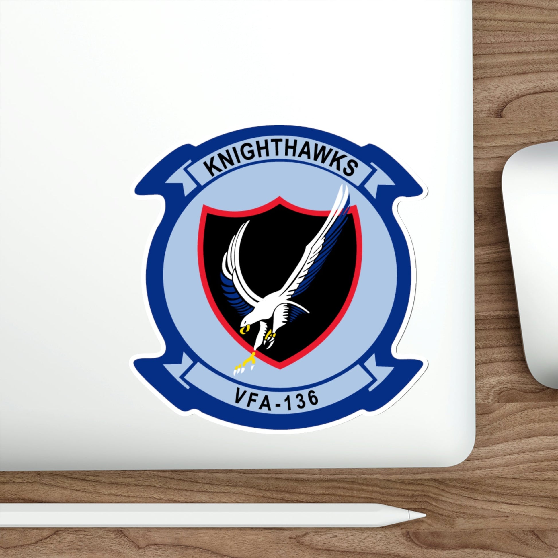 VFA 136 Knighthawks v2 (U.S. Navy) STICKER Vinyl Die-Cut Decal-The Sticker Space