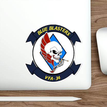 VFA 34 v2 (U.S. Navy) STICKER Vinyl Die-Cut Decal-The Sticker Space