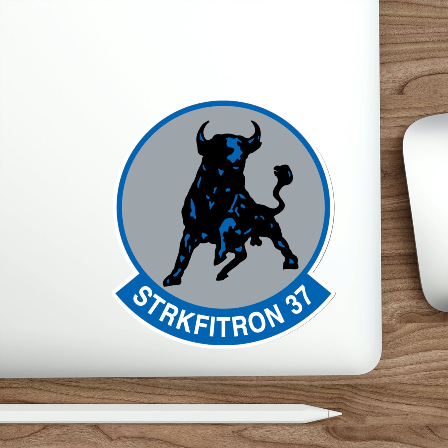 VFA 37 Ragin' Bulls STRKFITRON 37 (U.S. Navy) STICKER Vinyl Die-Cut Decal-The Sticker Space