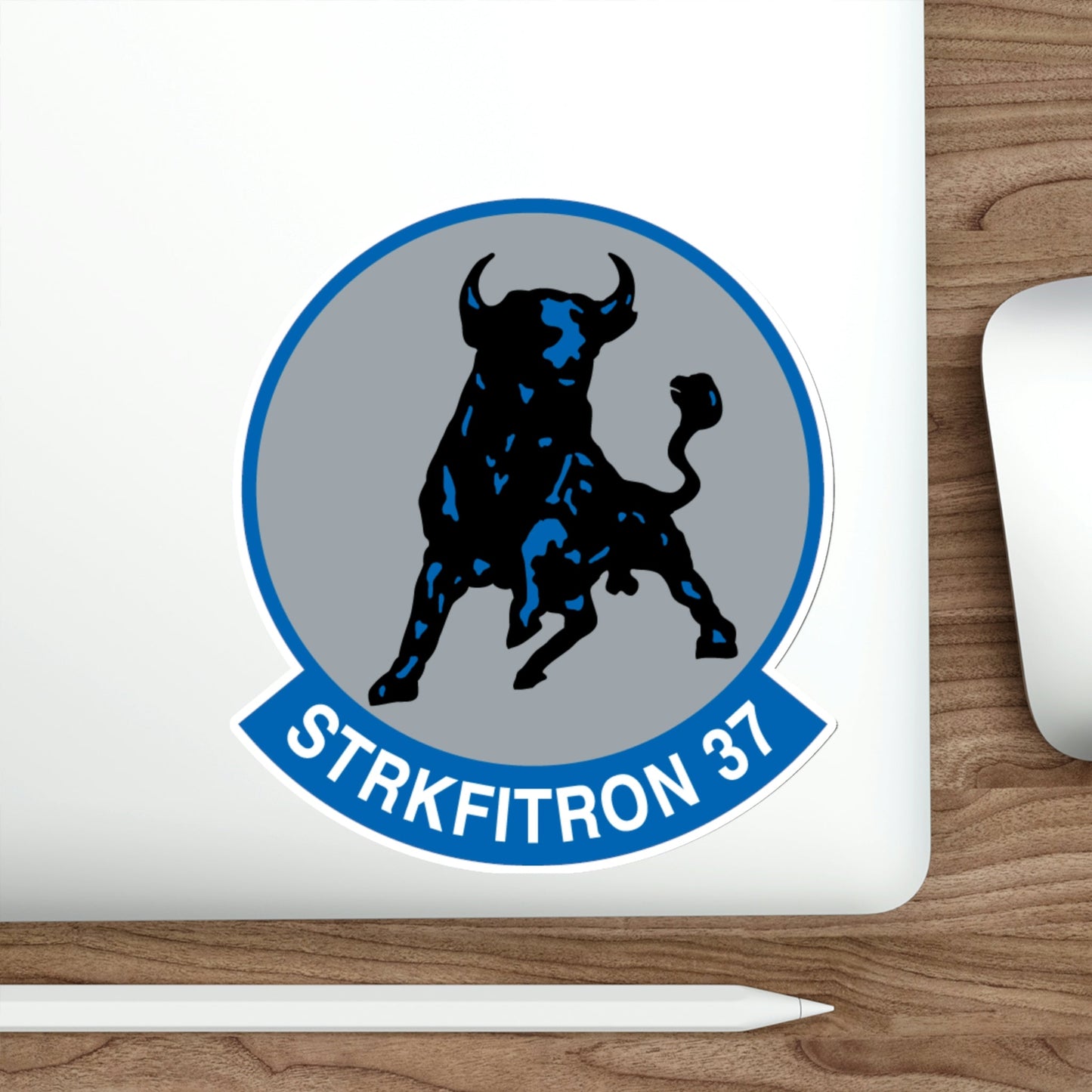 VFA 37 Ragin' Bulls STRKFITRON 37 (U.S. Navy) STICKER Vinyl Die-Cut Decal-The Sticker Space