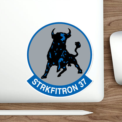 VFA 37 Ragin' Bulls STRKFITRON 37 (U.S. Navy) STICKER Vinyl Die-Cut Decal-The Sticker Space