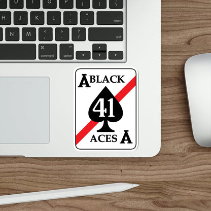 VFA 41 Black Aces (U.S. Navy) STICKER Vinyl Die-Cut Decal-The Sticker Space